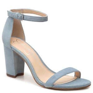 Jessica Simpson Monrae Light Denim Blue Heels
